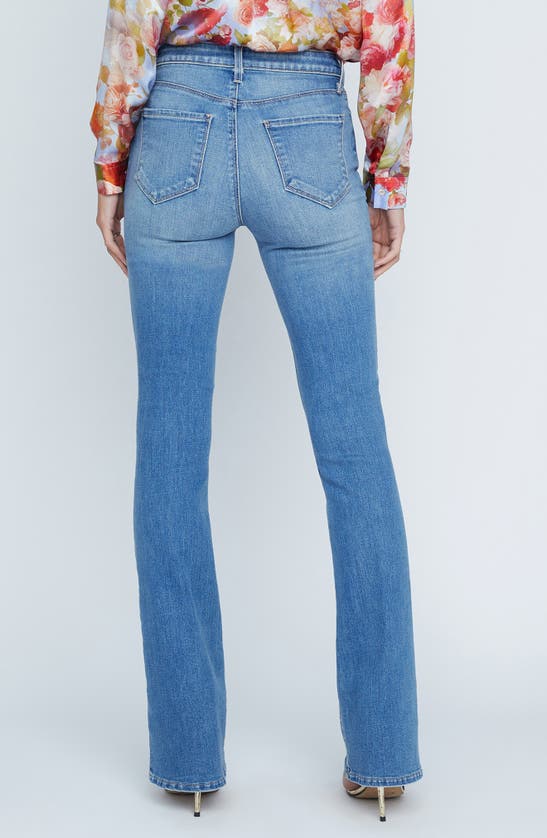 Shop L Agence Selma Sleek Baby Bootcut Jeans In Alameda