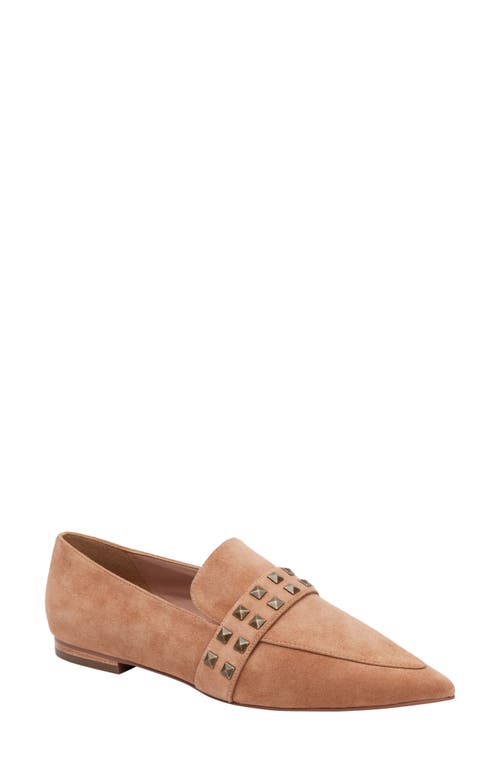 Mylene Pointed Toe Flat in Tan