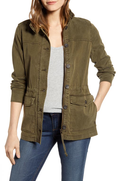Lucky Brand Utility Jacket Olive Night at Nordstrom,