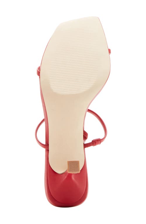 Shop Steve Madden Lock Sandal In Red