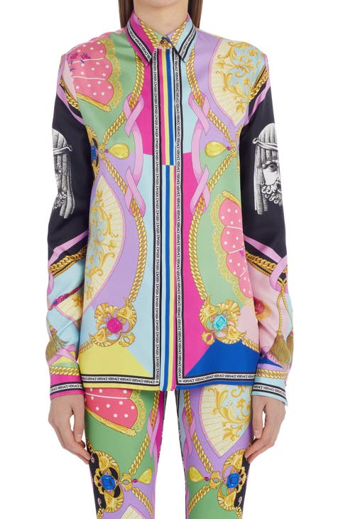 Long Sleeved 100 Silk Top 3