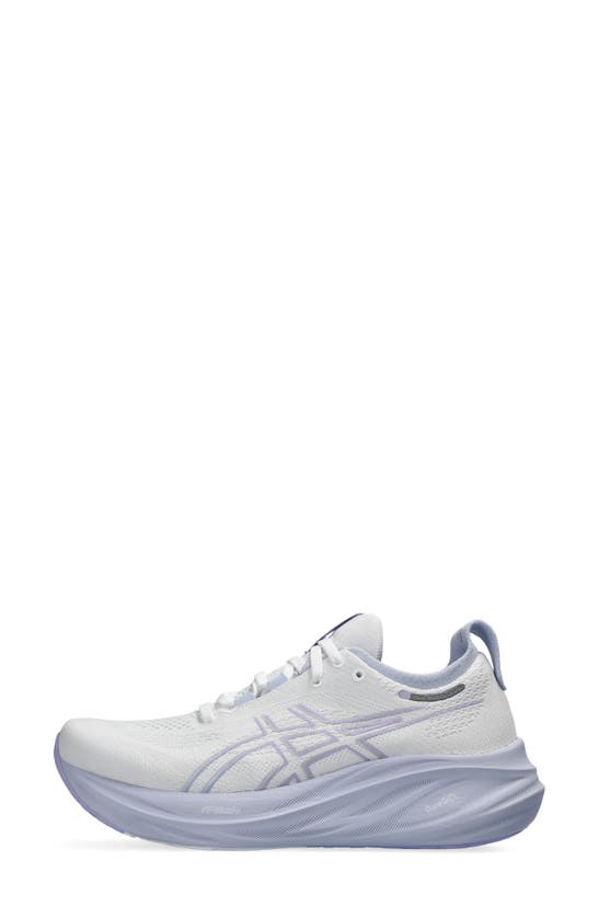Shop Asics Gel-nimbus 26 Running Shoe In White/ Fresh Air