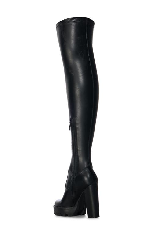Azalea Wang Ashland Over The Knee Platform Boot In Black