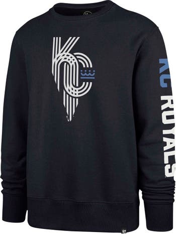 Men's '47 Blue Boston Red Sox City Connect Legend Headline Pullover Sweatshirt