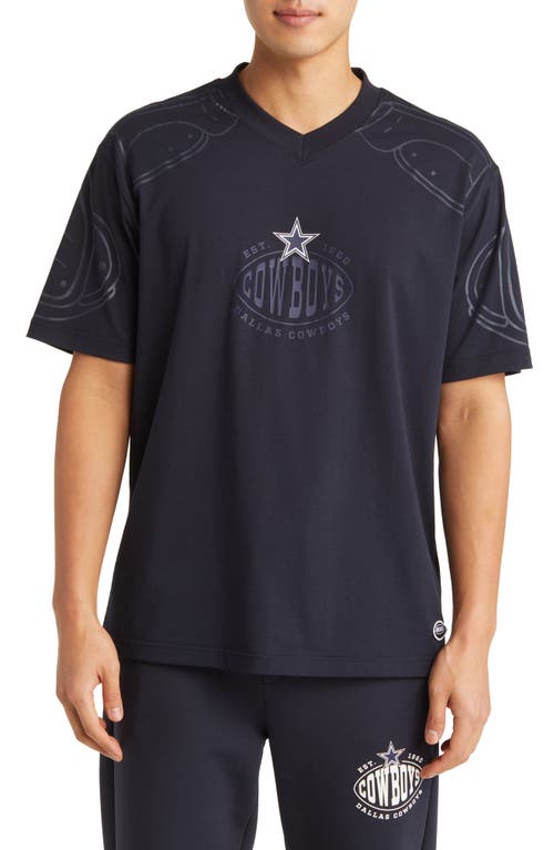 BOSS x NFL Tackle Graphic T-Shirt in Dallas Cowboys Dark Blue at Nordstrom, Size Medium