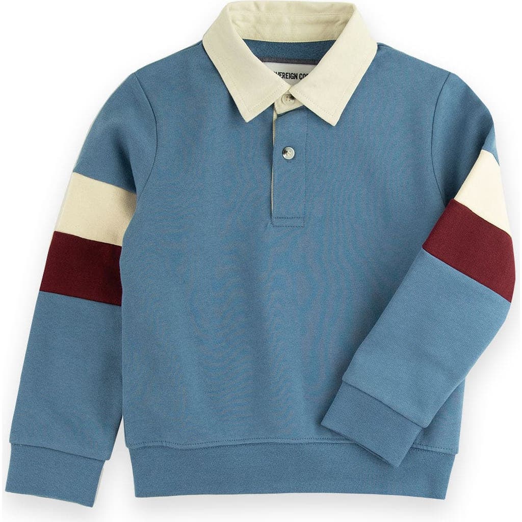 Sovereign Code Rush Collar Knit Shirt In Coronet Blue