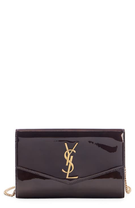 Y.S.L. laurent Chain Wallet Dark Bedge  Ysl wallet on chain, Wallet chain,  Bags