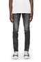 Crackle Coated Skinny Jeans