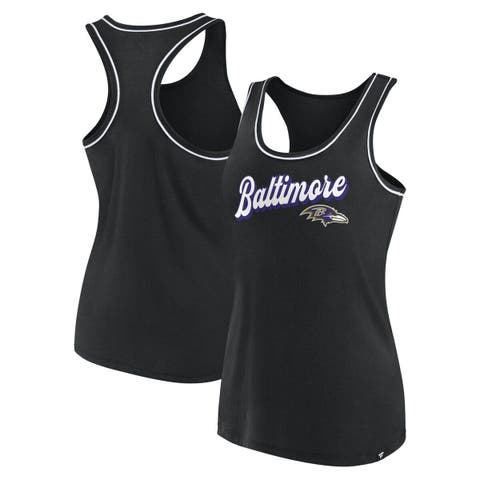 Women's Concepts Sport Black/Purple Baltimore Ravens Muscle Tank Top & Pants Sleep Set Size: Extra Large