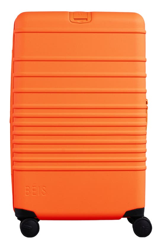 Beis 26-inch Rolling Spinner Suitcase In Creamsicle