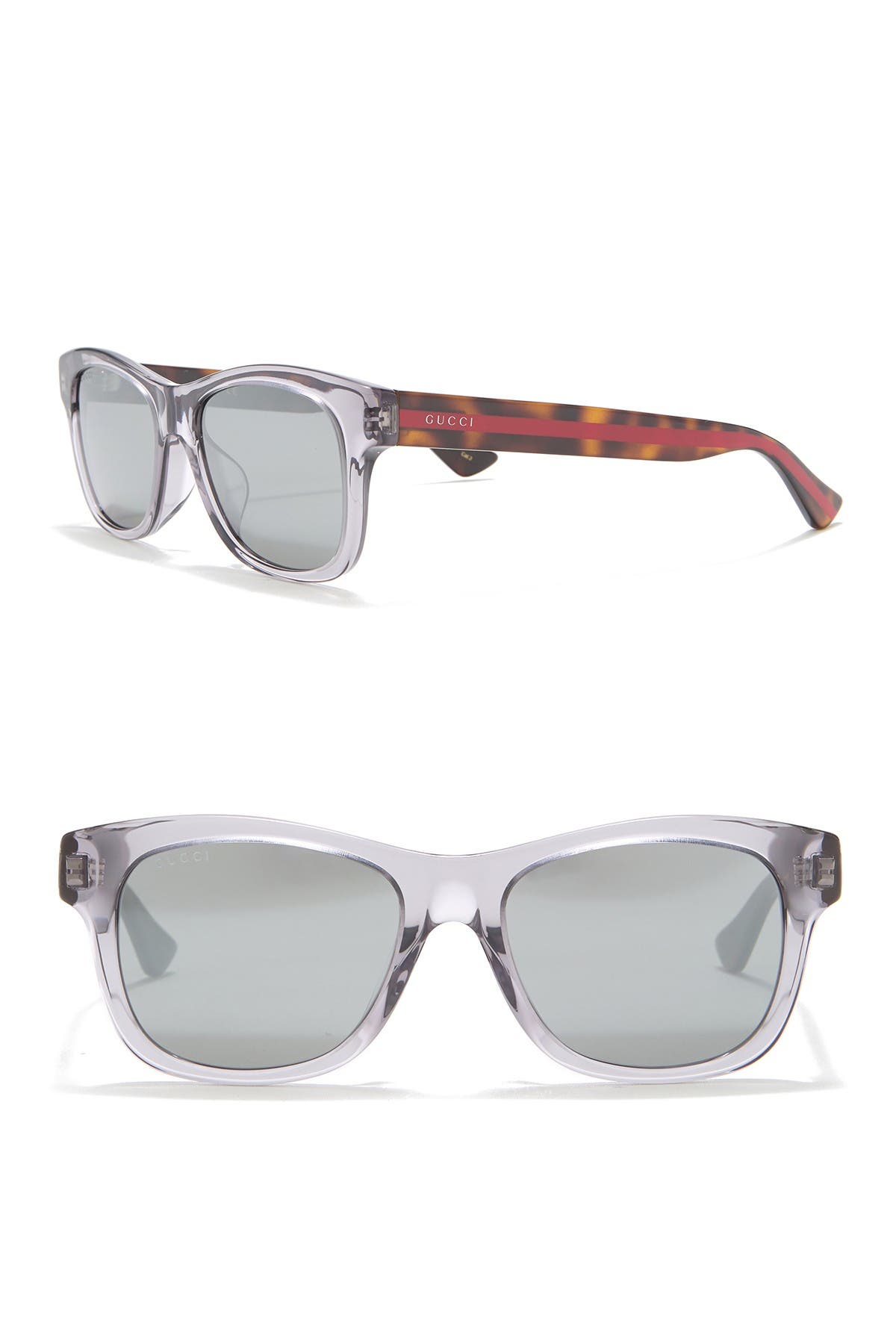 gucci 53mm rectangle sunglasses