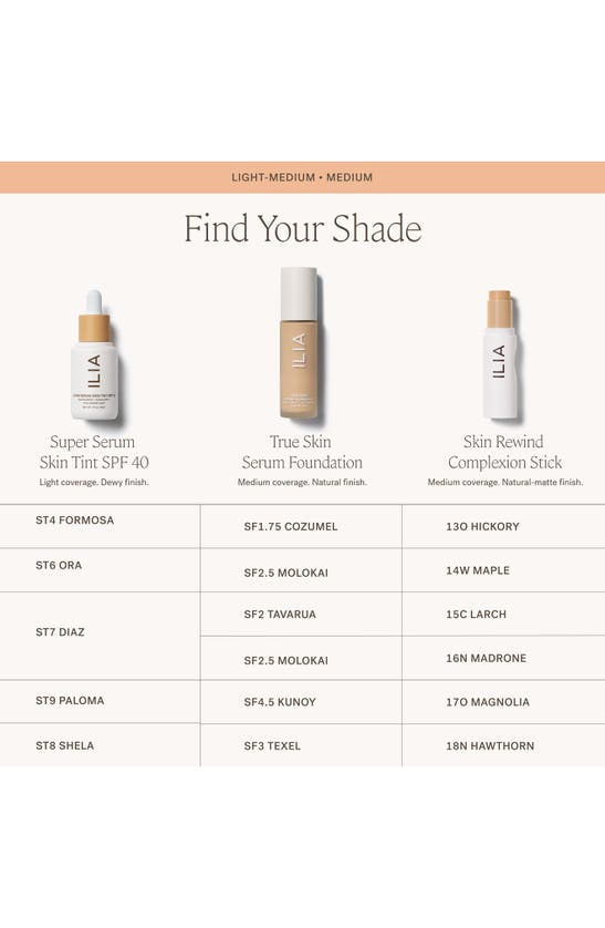 Ilia Skin Rewind Blurring Foundation And Concealer Complexion Stick 17o Magnolia 0.35 oz / 10 G In 17o - Magnolia Light Med Olive