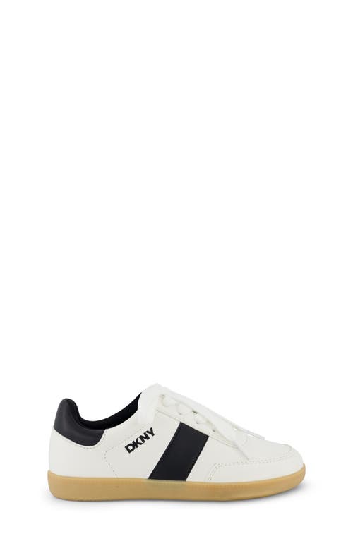 Dkny Kids' Dylan Damian Low Top Sneaker In White