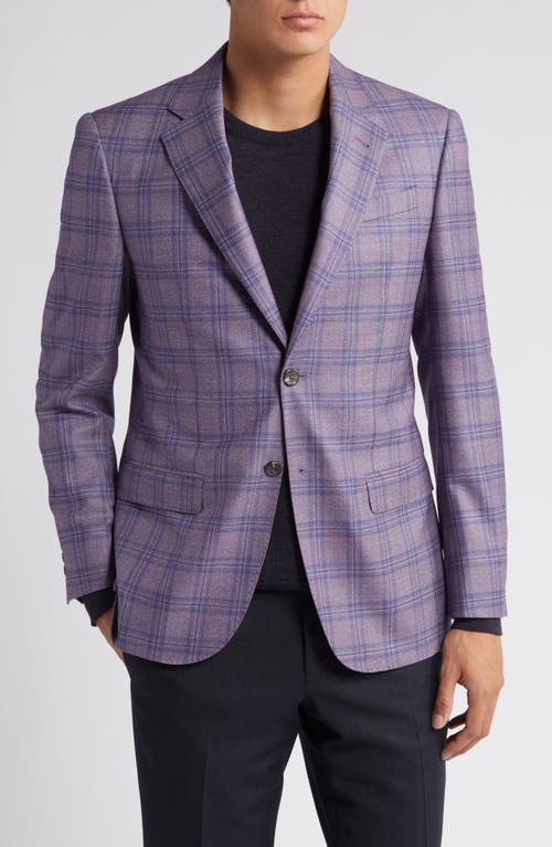 Emporio Armani G-Line Plaid Sport Coat at Nordstrom