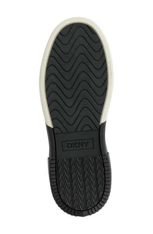Dkny Bradley Platform Sneaker In Black/white
