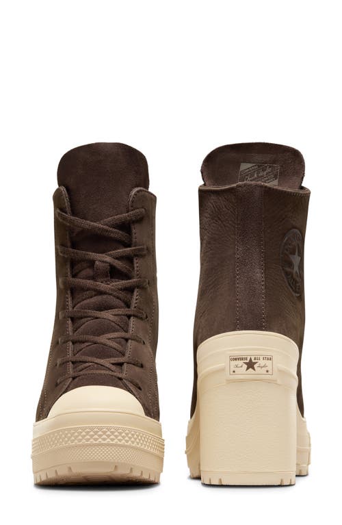 Shop Converse Chuck 70 De Luxe Block Heel Sneaker In Fresh Brew/miso Glaze