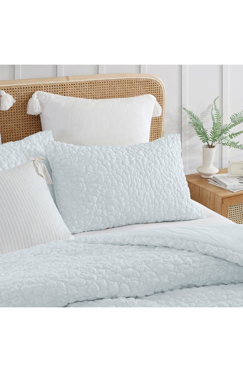 Peri Home Floral Bubble Comforter & Sham Set In White