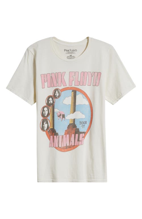 Shop Philcos Pink Floyd Animals Oversize Cotton Graphic T-shirt In Natural