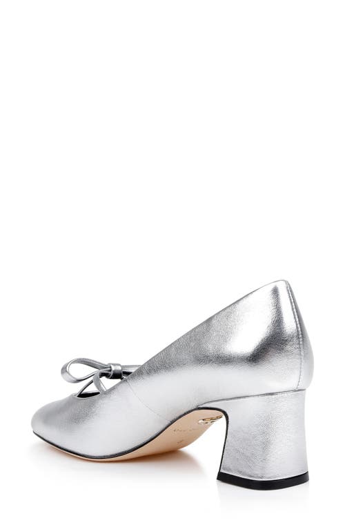 Shop Dee Ocleppo Zion Pump In Silver Leather