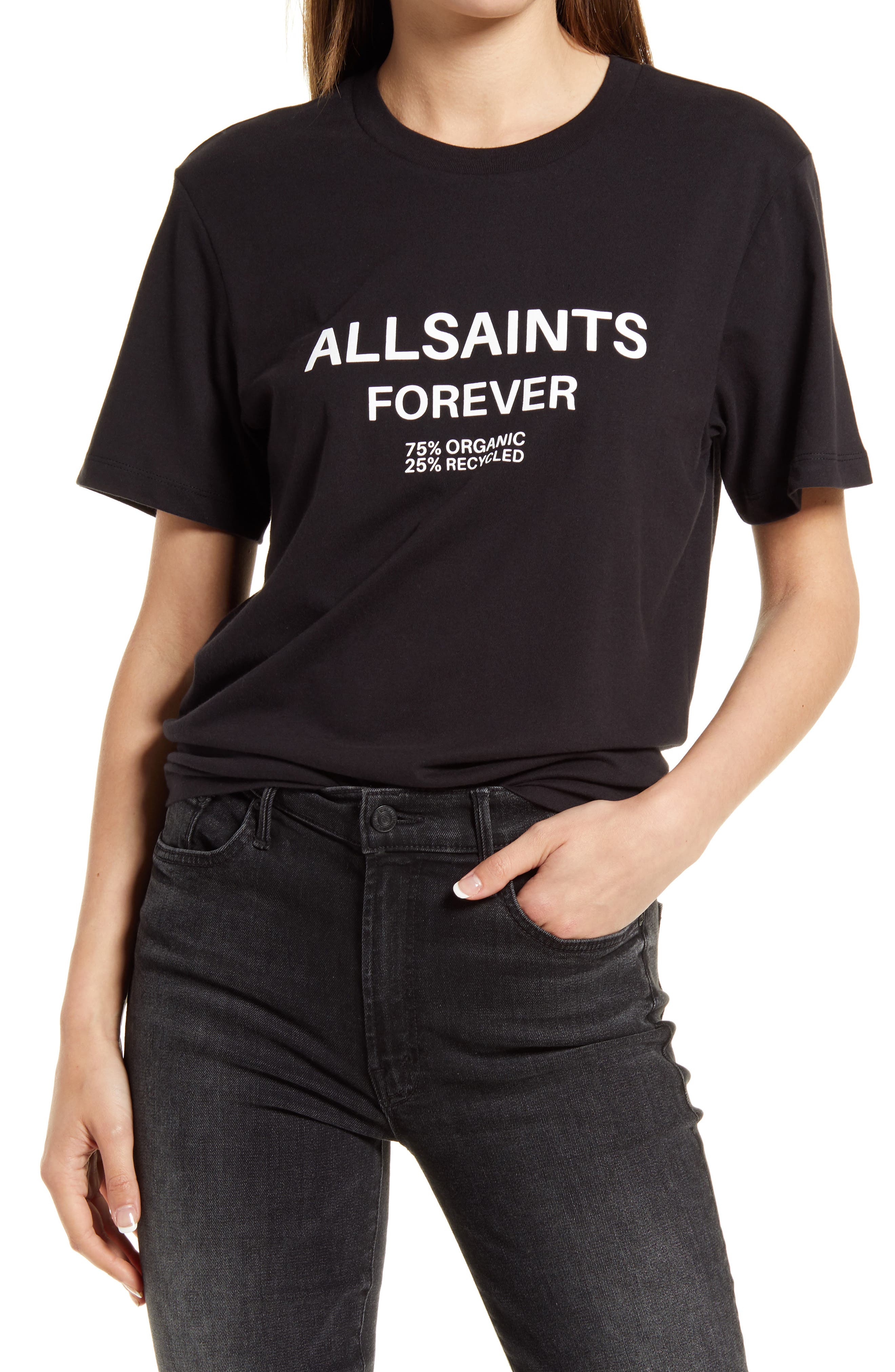 all saints t shirts ladies