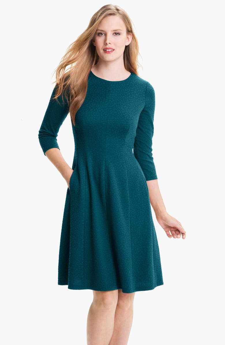 Adrianna Papell Jacquard Fit & Flare Dress | Nordstrom