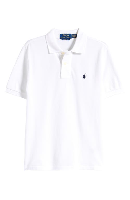 Polo Ralph Lauren White Polo Shirt For Kids With Pony Logo In White