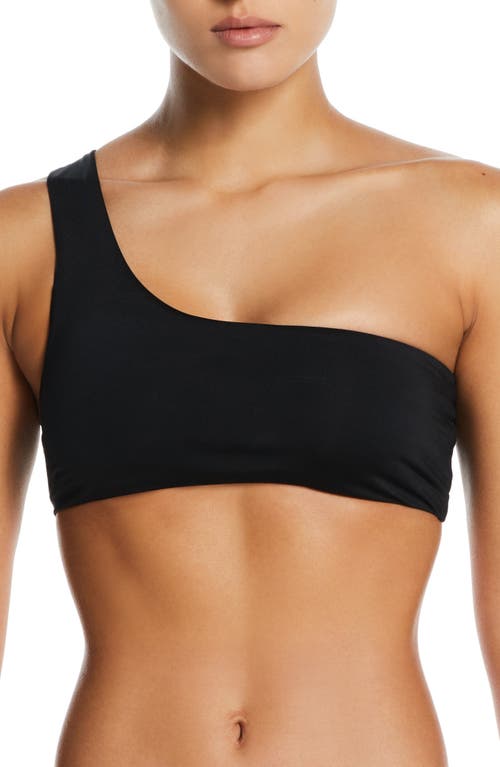 Asymmetric Bikini Top in Black