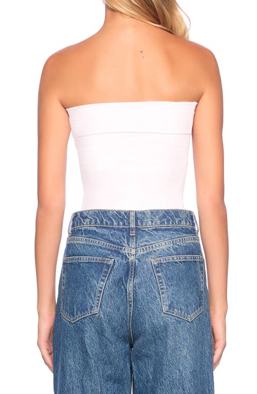 Shop Susana Monaco Foldover Tube Top In Sugar