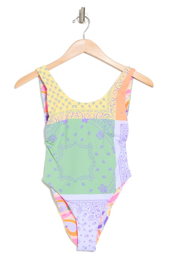 Maaji Bandanna Reversible Claire Entero One-piece Swimsuit In Multicolor