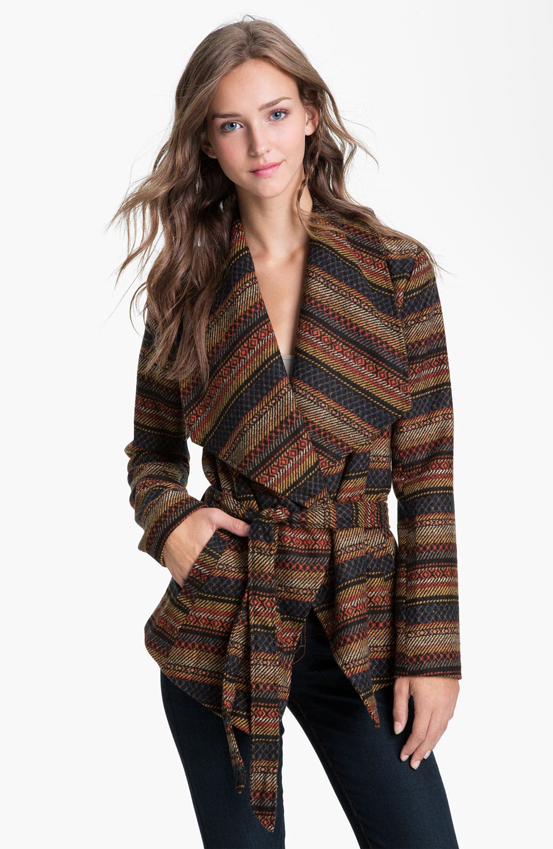 Jack Southwestern Blanket Coat (Juniors) Nordstrom