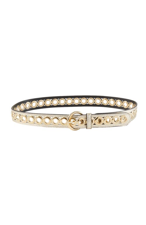 Sandro Belt With Eyelets In Gold