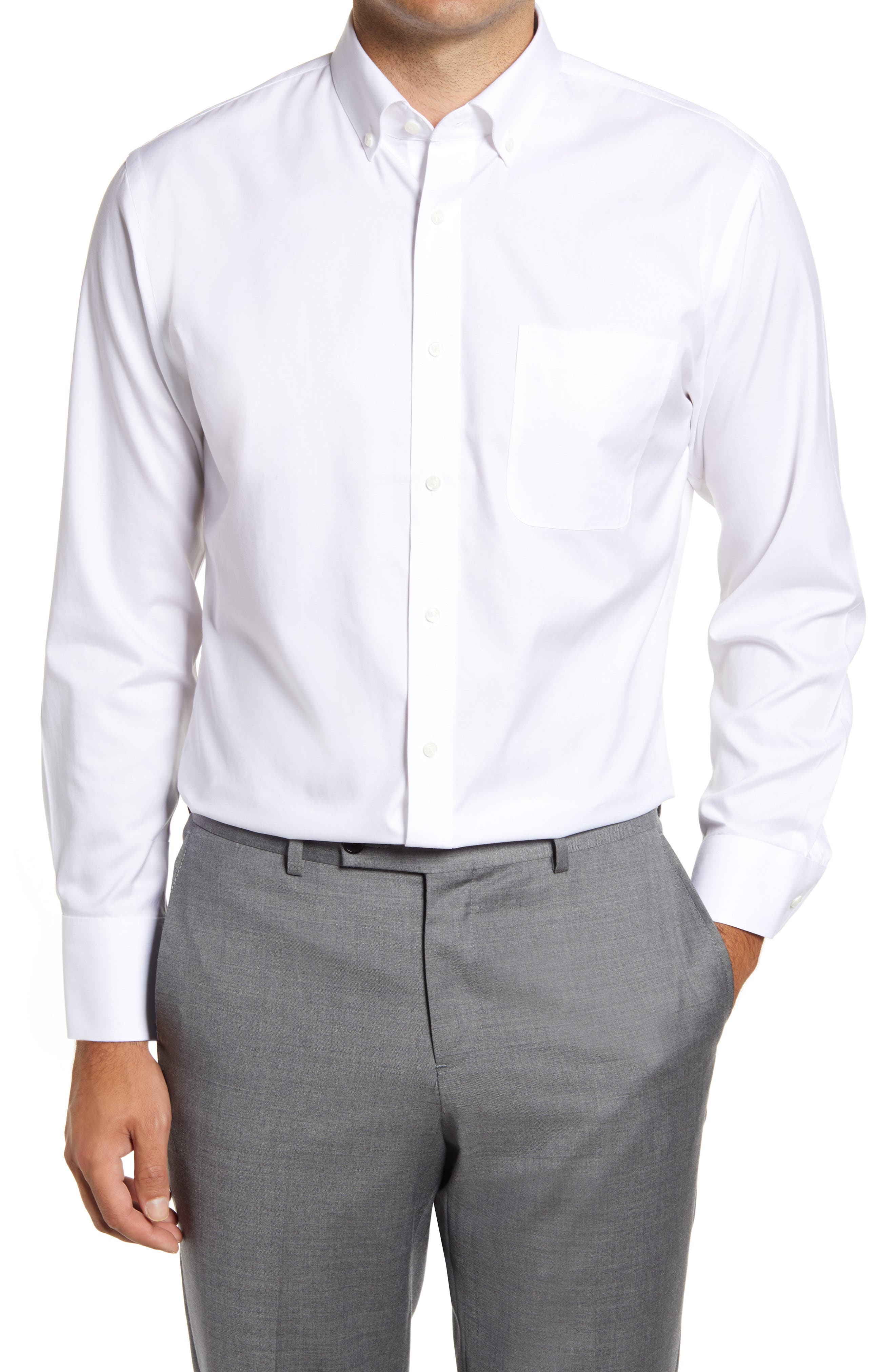 nordstrom smartcare trim fit dress shirt