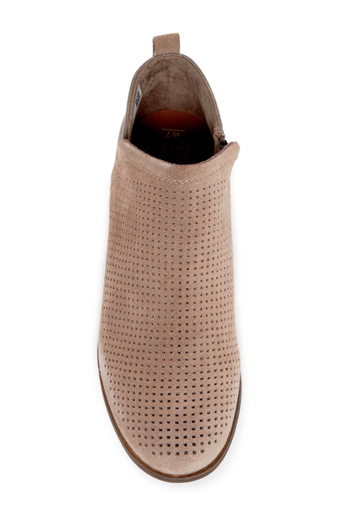 toms deia booties perforated