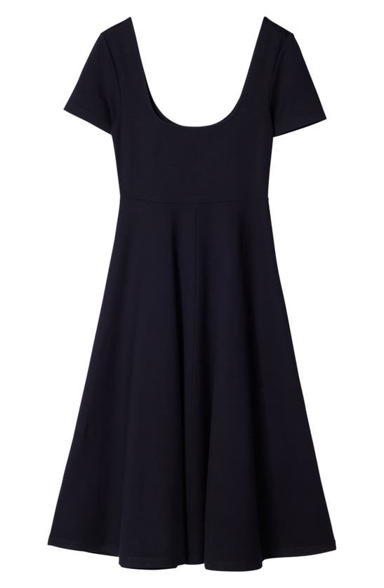 Shop Desigual Fit & Flare Dress In Black