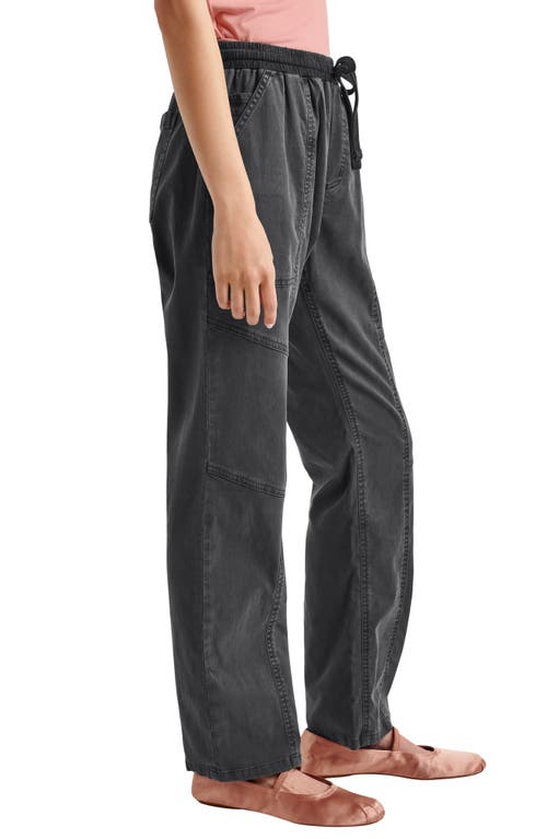 Shop Splendid Shay Twill Drawstring Pants In Lead