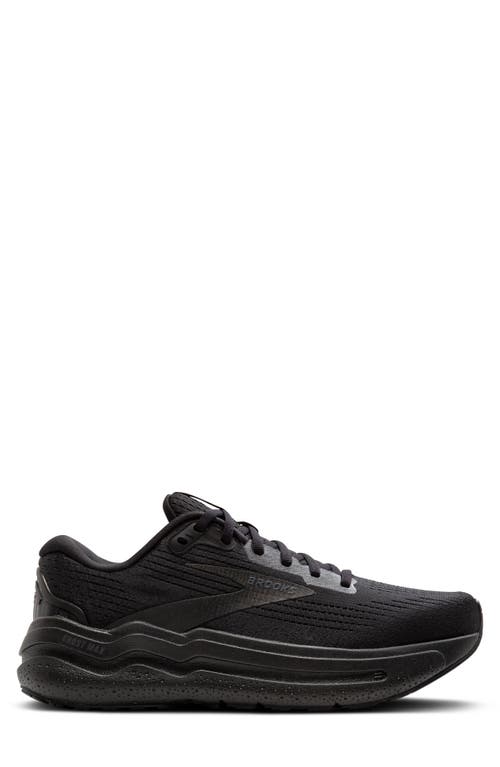 Shop Brooks Ghost Max 2 Running Shoe In Black/black/ebony