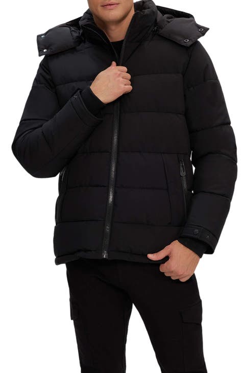 Men's Prada Hooded Puffer Jackets, Luxury Winterwear