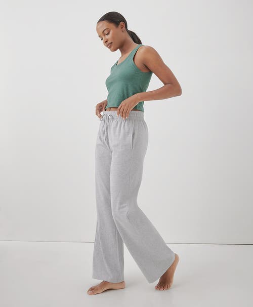 Shop Pact Organic Cotton Cool Stretch Lounge Pant In Heather Grey