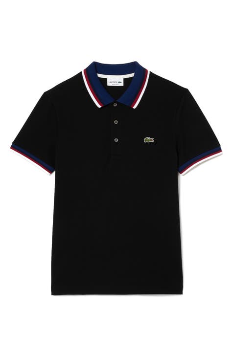 Lacoste L!ive Polo Shirt with Pocket in White for Men