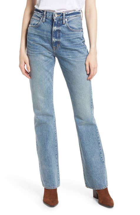 Kensie 32 High Rise Bootcut Jeans in Brown