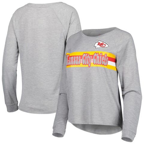 Outerstuff Big Boys Heathered Gray Denver Broncos Long Sleeve T