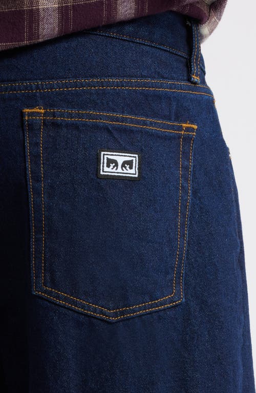 Obey Hardwork Jeans In Rinse