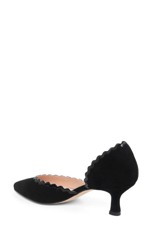 Shop Patricia Green Olivia D'orsay Kitten Heel Pump In Black