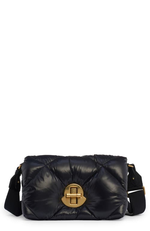 Moncler Puff Quilted Nylon Crossbody Bag in Black at Nordstrom