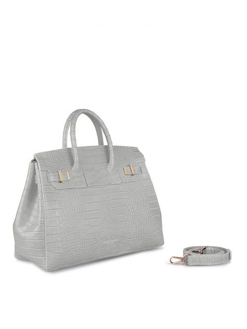 Teddy Blake Gigi Croco 13" In Light Grey