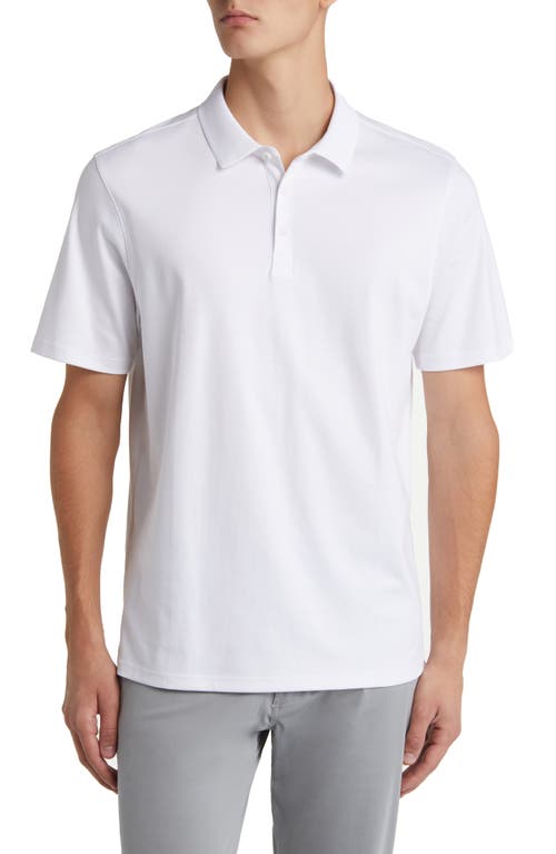 34 Heritage Pima Cotton Polo White at Nordstrom,