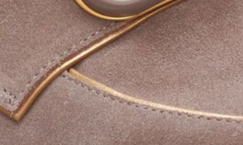 Shop Valentino Garavani Leisure Flows Loafer In Clay/antique Brass