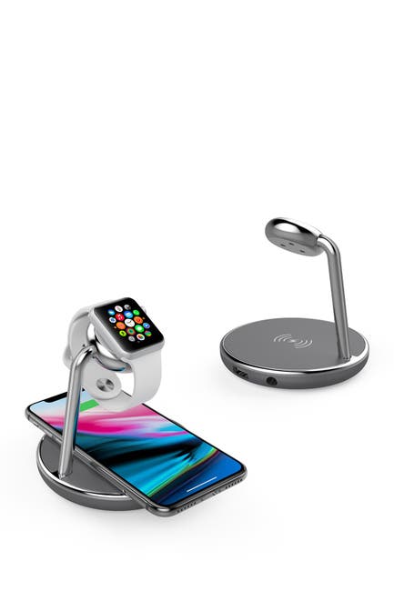 Tech Elements Space Grey Wireless Iphone Apple Watch Charging Station Nordstrom Rack