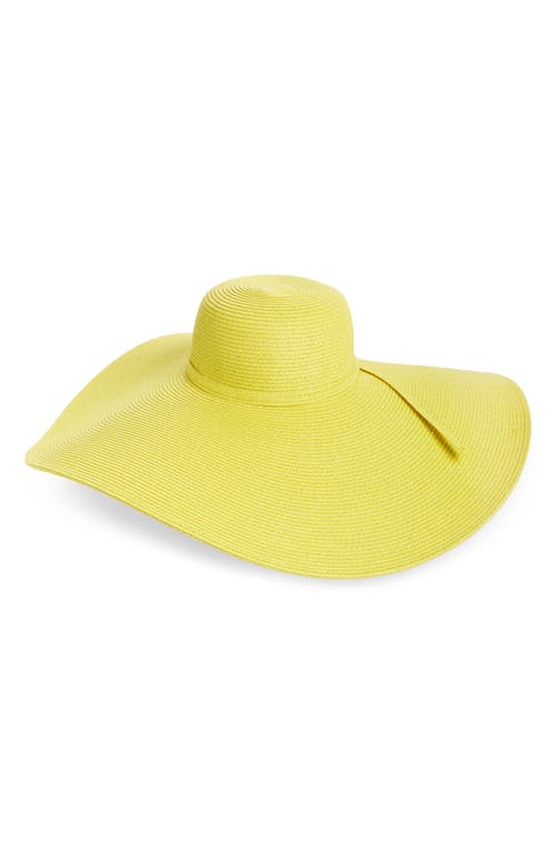 Ultrabraid XL Brim Straw Sun Hat in Citron