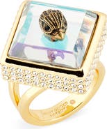 Kurt Geiger London Square Stone Cocktail Ring